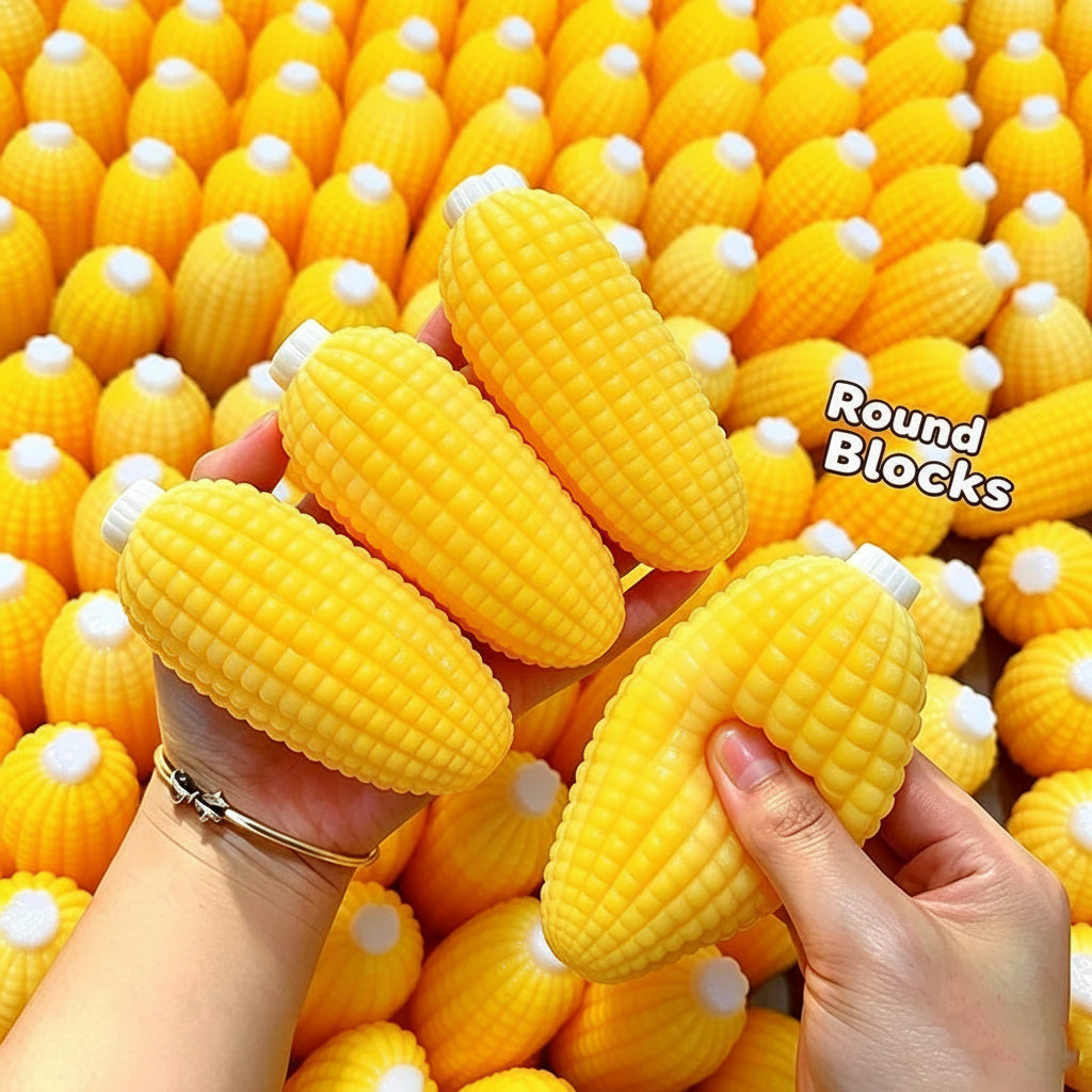 Crunchy moldable corn squishy✨🌽