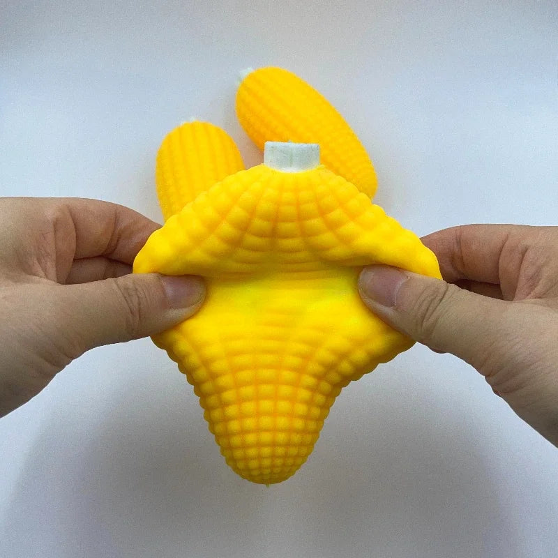 Crunchy moldable corn squishy✨🌽