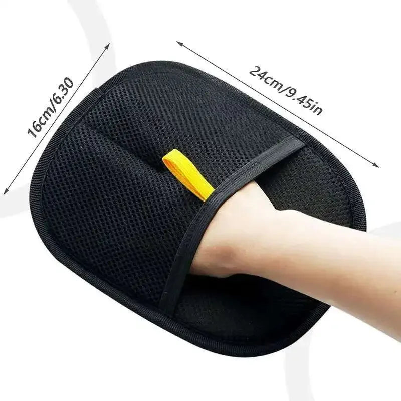 Pet Hair Removal Grooming Glove — Cat & Dog Deshedding Glove for Furniture & Carpet